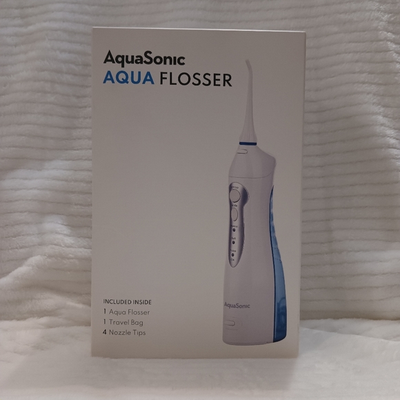 🎁 AquaSonic Aqua Flosser, Three (3) Modes, Four (4) Nozzle Tips Travel Bag NWT - Picture 13 of 16